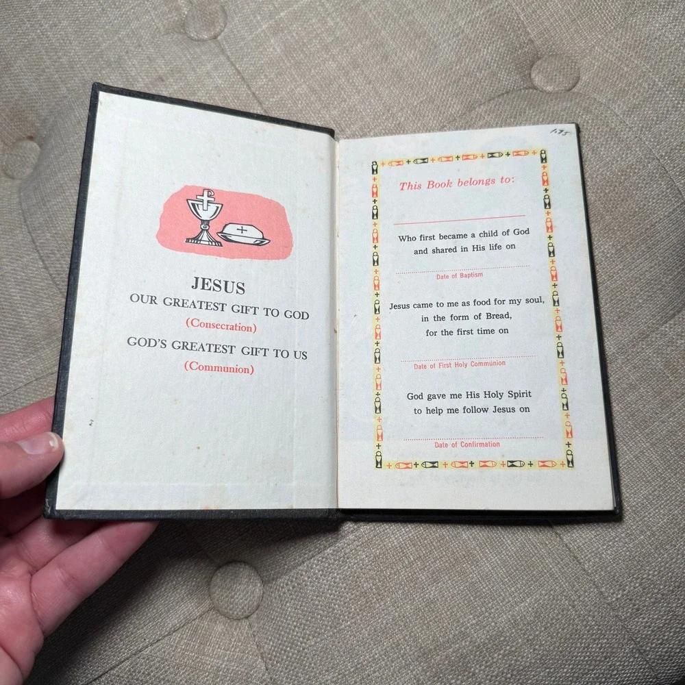 Vintage‎ 1970 New First Mass Book St Joseph Edition Catholic Book Publishing